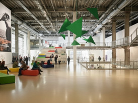 Modern art exhibit at Centre Pompidou