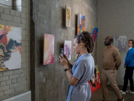 Contemporary warehouse gallery