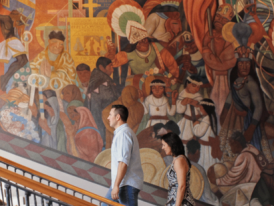 An iconic Diego Rivera mural