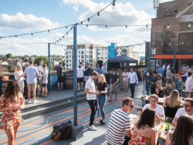 Rye Society Rooftop Bar in Peckham