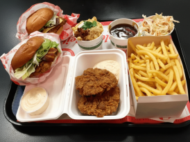 Vegan food from Temple of Seitan