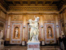 Bernini sculpture at Galleria Borghese
