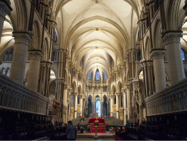 Canterbury Cathedral nave interior