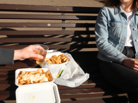 Crispy patatas bravas with aioli