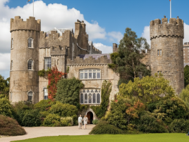 Malahide Castle close to the Fairy Trail