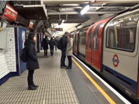 Night Tube platform
