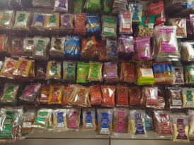 A massive variety of spices at one of the many late-night spice shops in Dublin