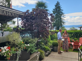 Scenic view of The Teahouse in Stanley Park