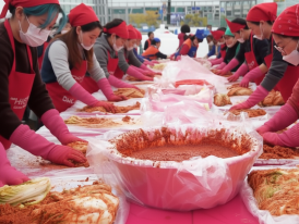 Kimjang (kimchi) making Festival
