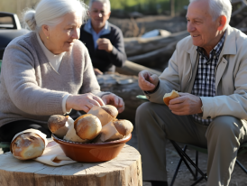 Fresh pão com chouriço on paper wrapper with steam rising from bread