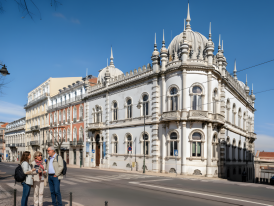 Príncipe Real's calm, sophisticated vibe contrasts with the chaos of Pink Street and Bairro Alto