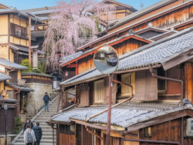 Old neighborhood in Kyoto