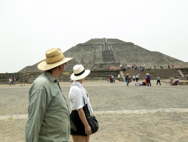 The Sun Pyramid in Teotihuacán 