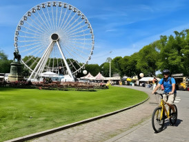 Cascine park a cycling place and enjoyment for locals