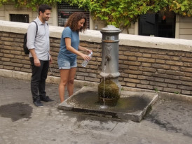 Water fountain to fill up your water bottle