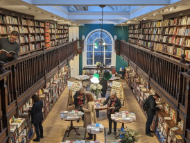 Inside Daunt Books in Marylebone