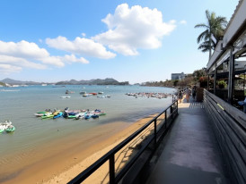 Seafood restaurants along Sai Kung waterfront