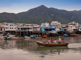 Traditional fishing village of Tai O in Hong Kong