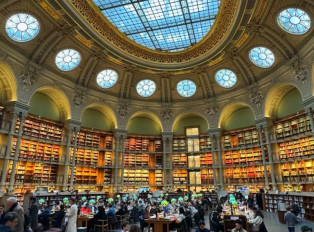 The Bibliotheque National at Richelieu-Louvois