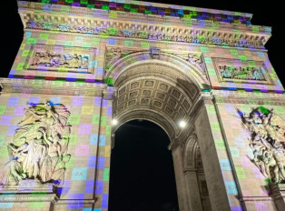 The Arc de Triomphe