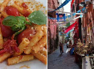 Go to the most unique restaurant in Naples