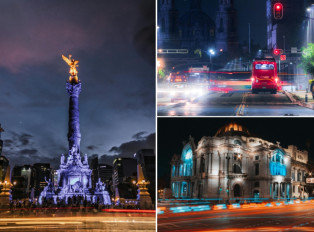 Mexico City at night