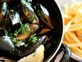 Moules Frites at Mer du Nord Moules Frites at Mer du Nord