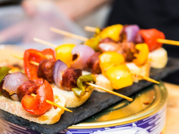 Feast on Pintxos on Carrer de Blai Street Feast on Pintxos on Carrer de Blai Street