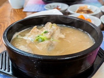 Spicy chicken stew at Gyerim Spicy chicken stew at Gyerim