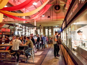 Indoor Street Food at Foodhallen Indoor Street Food at Foodhallen