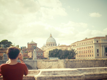 The Vatican and its surrounding areas in morning The Vatican and its surrounding areas in morning