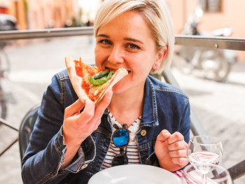 Enjoy a traditional pizza Enjoy a traditional pizza