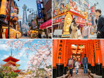 Day trips to Osaka and Kyoto