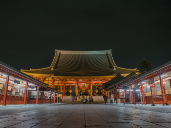 Senso-Ji Temple at night Senso-Ji Temple at night