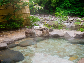 Hot spring bath in Hakone Hot spring bath in Hakone