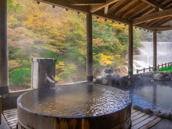 Hot spring bath in Japan Hot spring bath in Japan