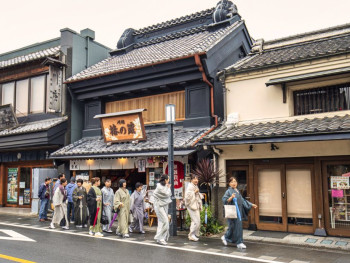 Kawagoe is simple with it's edo-period vibe