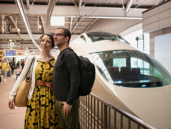 Bullets trains are used during the most popular day tri