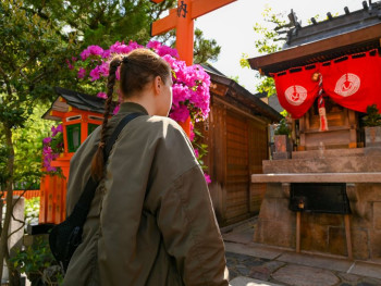 Traveler in Kyoto Traveler in Kyoto