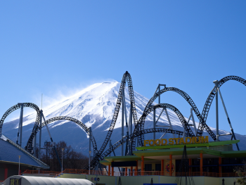 Mount Fuji from Fuji Q Highland Mount Fuji from Fuji Q Highland