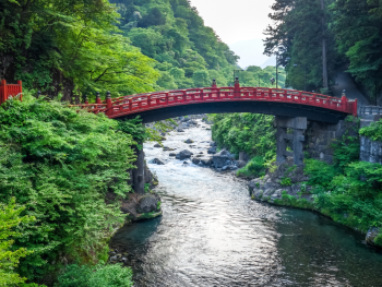 Shinkyo bridge in Nikko, Japan Shinkyo bridge in Nikko, Japan