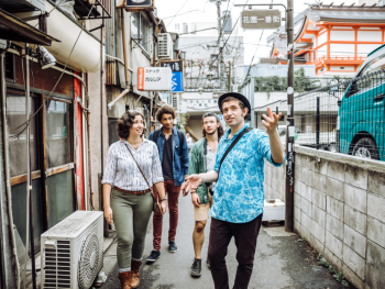 Tourists embarking on a private tour with a local guide