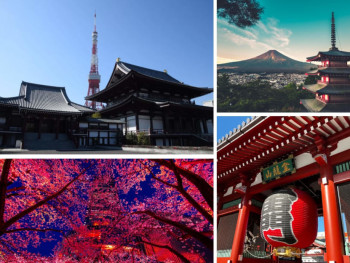 Historical traditional Japanese buildings, Japan