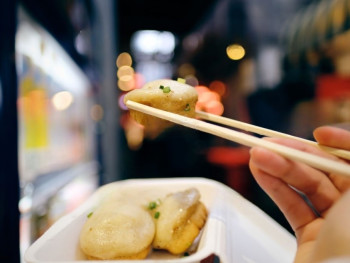 Indulging in Traditional Japanese food