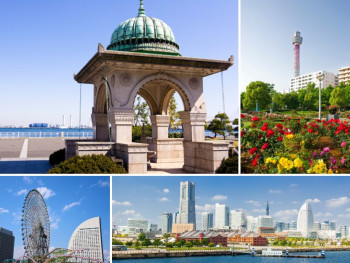 Explore the serene Yamashita Park with its waterfront