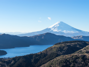 View of Mount Fuji from Lake Ashi, Hakone View of Mount Fuji from Lake Ashi, Hakone
