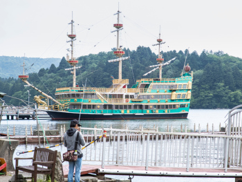 One of Hakone's tourist attractions - The Pirate Cruise