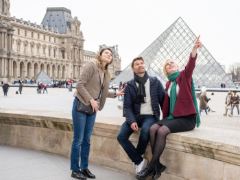 Landmarks like the Eiffel Tower