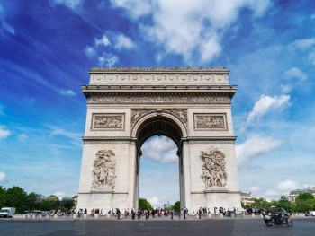 Arc de Triomphe is a historic monument