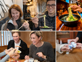 Lunchtime is an essential part of our private half-day